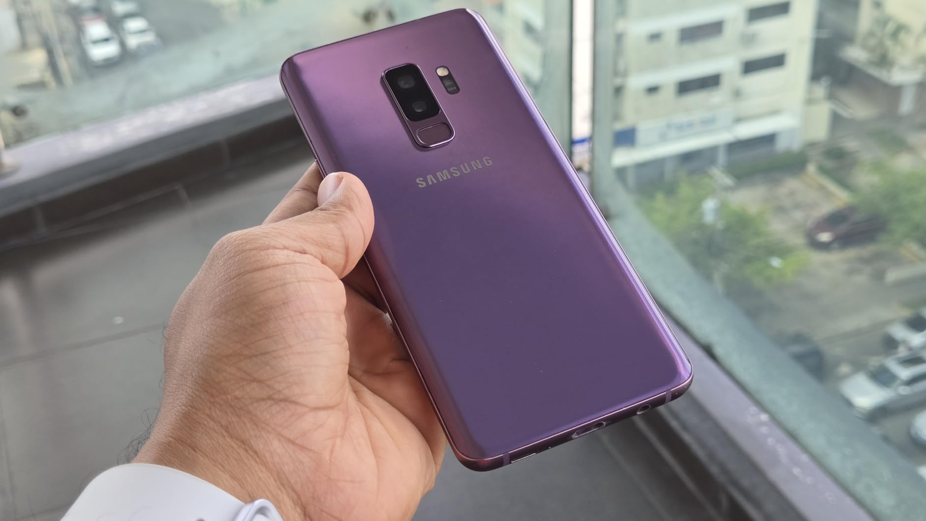 スマートフォン/携帯電話 (551) galaxy S9+ plus 256GB パープル SIMフリー
